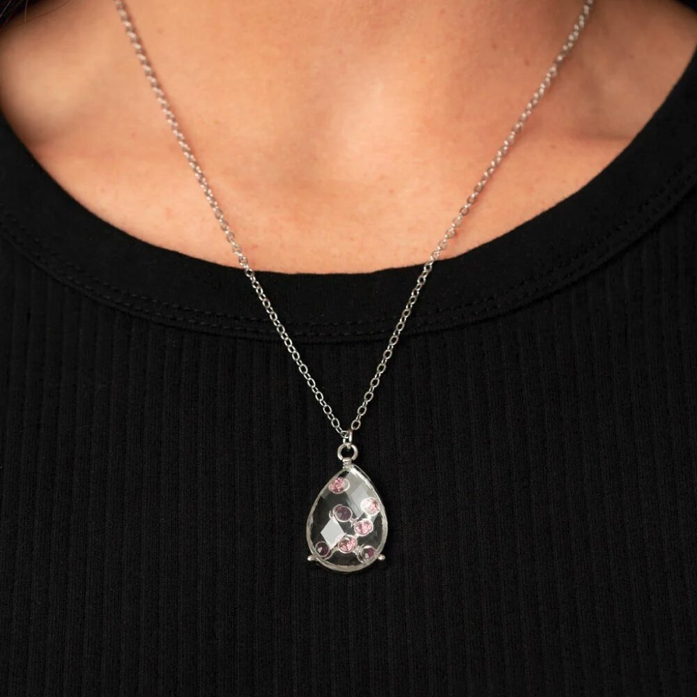 Paparazzi Jewelry Accessories - Stormy Shimmer - Purple Necklace - Vintage